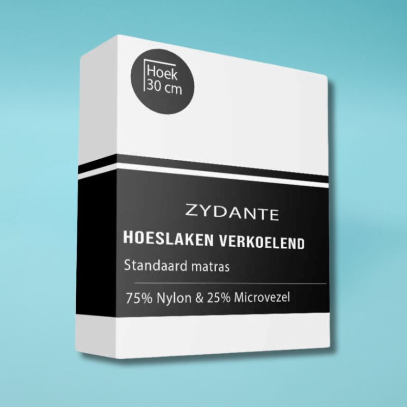 Zydante Hoeslaken Nylon- Wit - Verkoelend - 140x200 cm - Wit -  - 