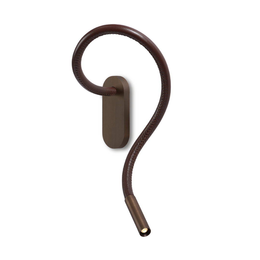 Trizo21  Scar-Leather 1FDS Opgebouwd Wandlamp
