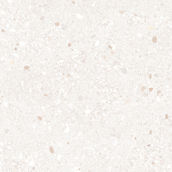Valence Orizz vloertegel bianco mat 60x60cm wit terrazzo