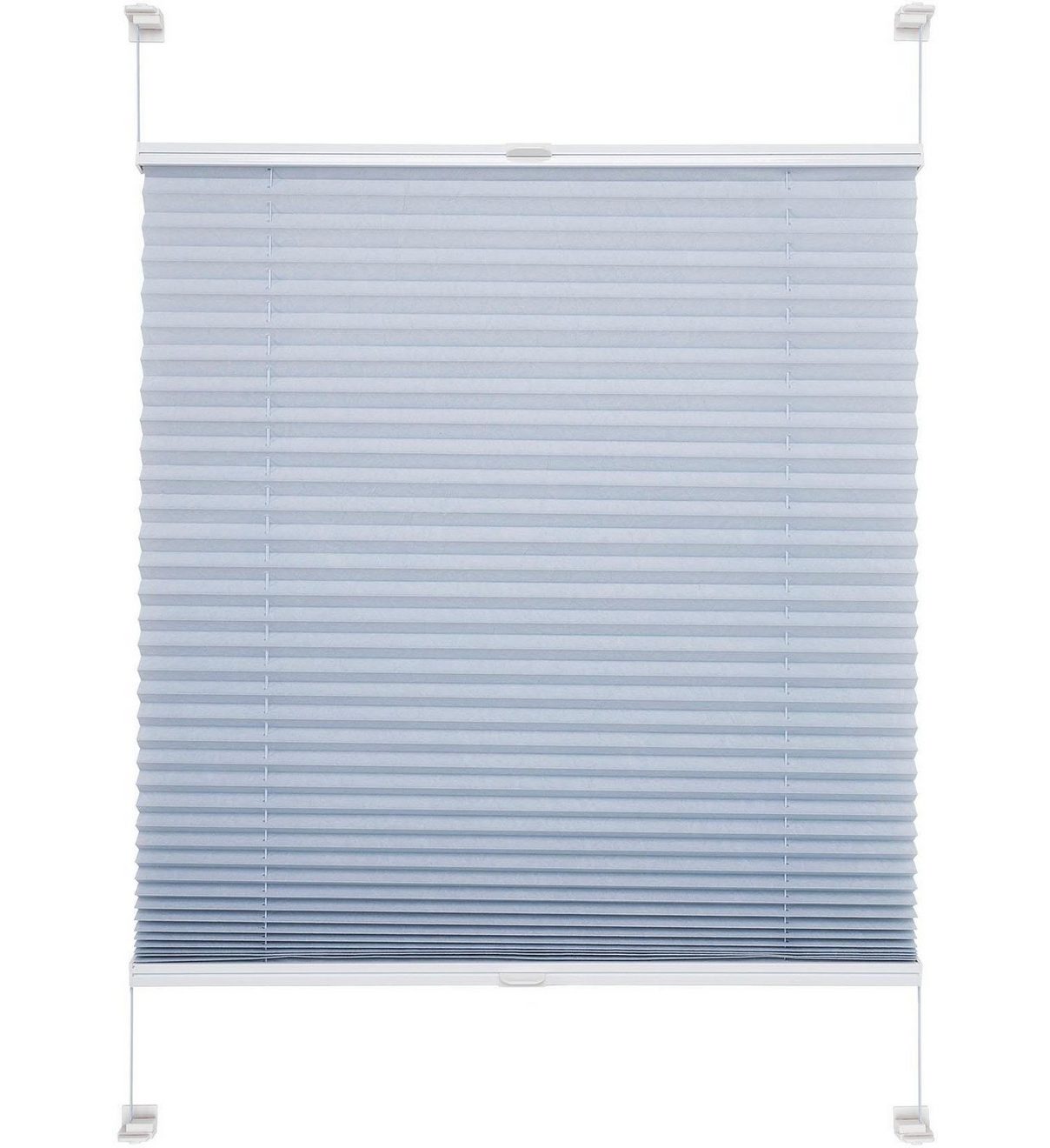 Liedeco Plissé Pastel Klemmfix plisségordijn, pastel (1 stuk)