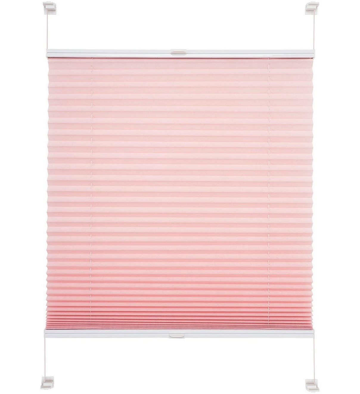 Liedeco Plissé Pastel Klemmfix plisségordijn, pastel (1 stuk)