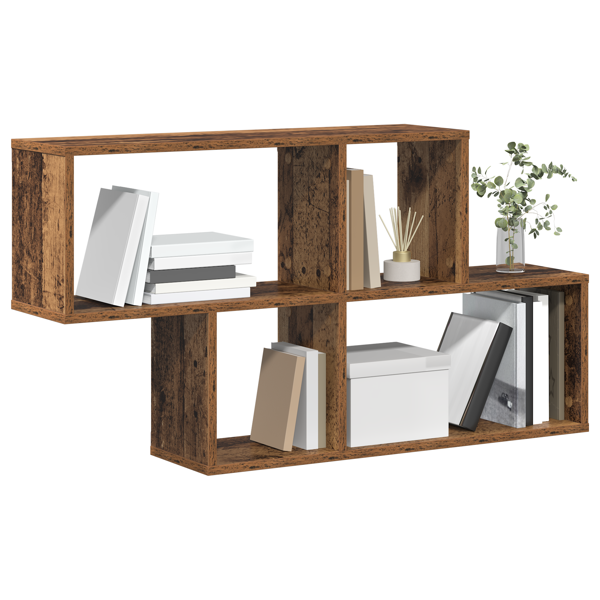 vidaXL Wandplank Oud Hout 100x20x53 cm Gemaakt Hout