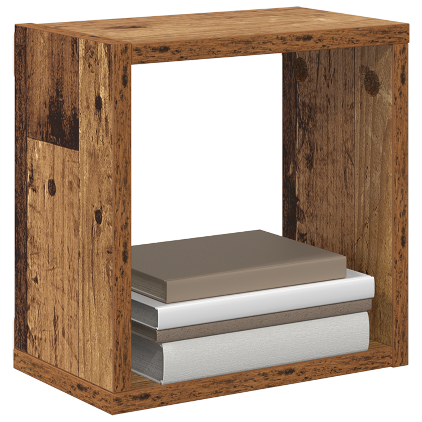 vidaXL Wandplanken Oude hout Massief Gerecycled Hout 26 x 15 x 26 cm