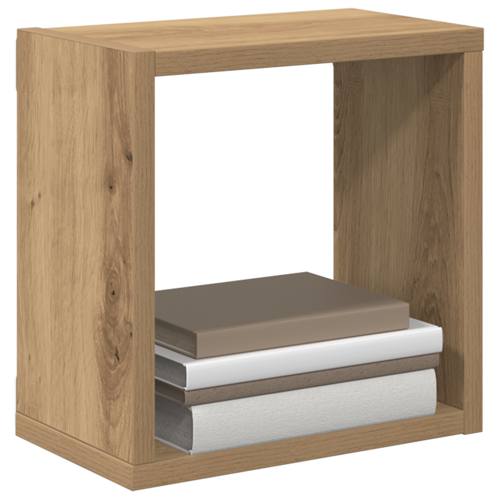 vidaXL Wandplanken Artisan eiken MDF met fineer 26 x 15 x 26 cm