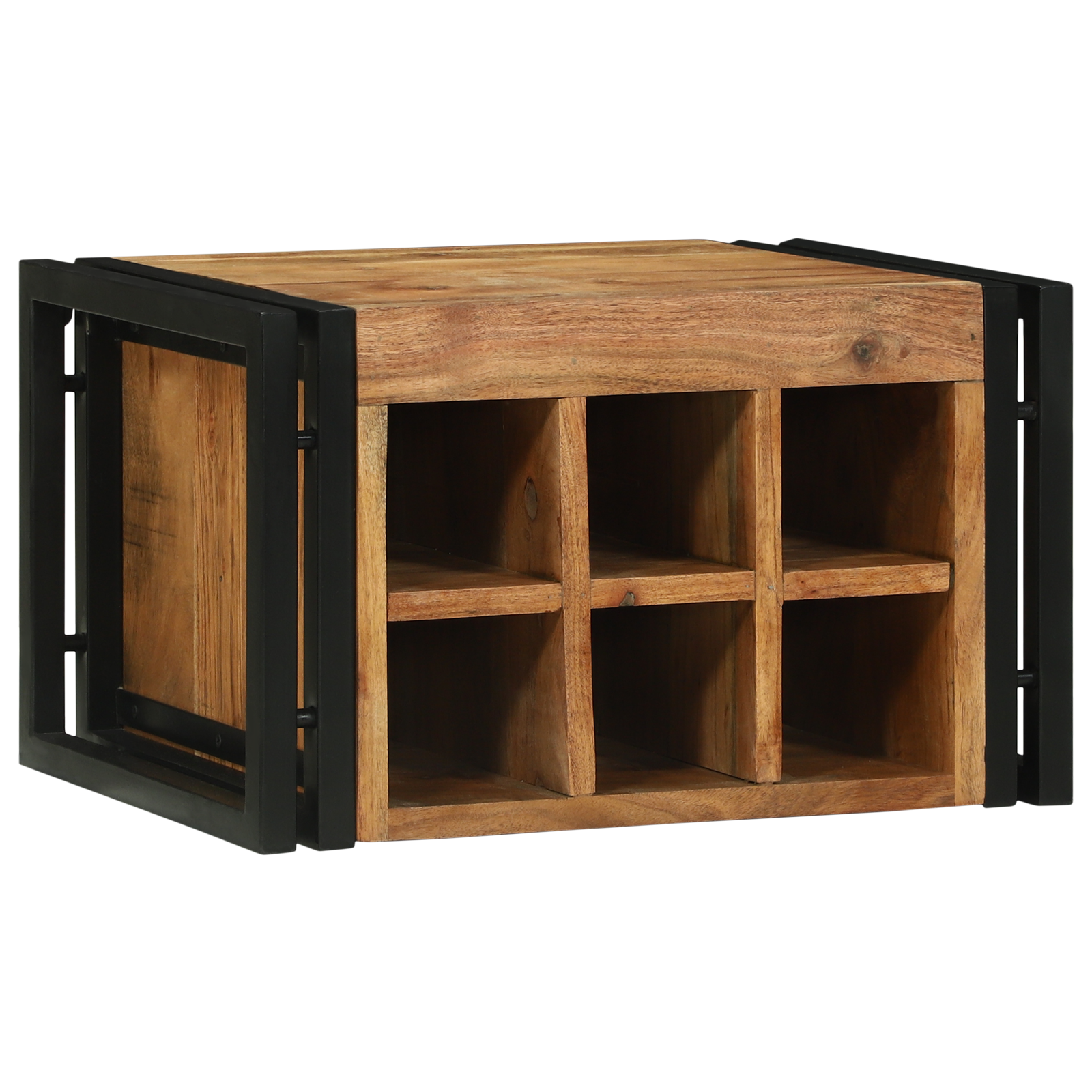 vidaXL Wijnrek 46x35x27,5 cm van Massief Acaciahout