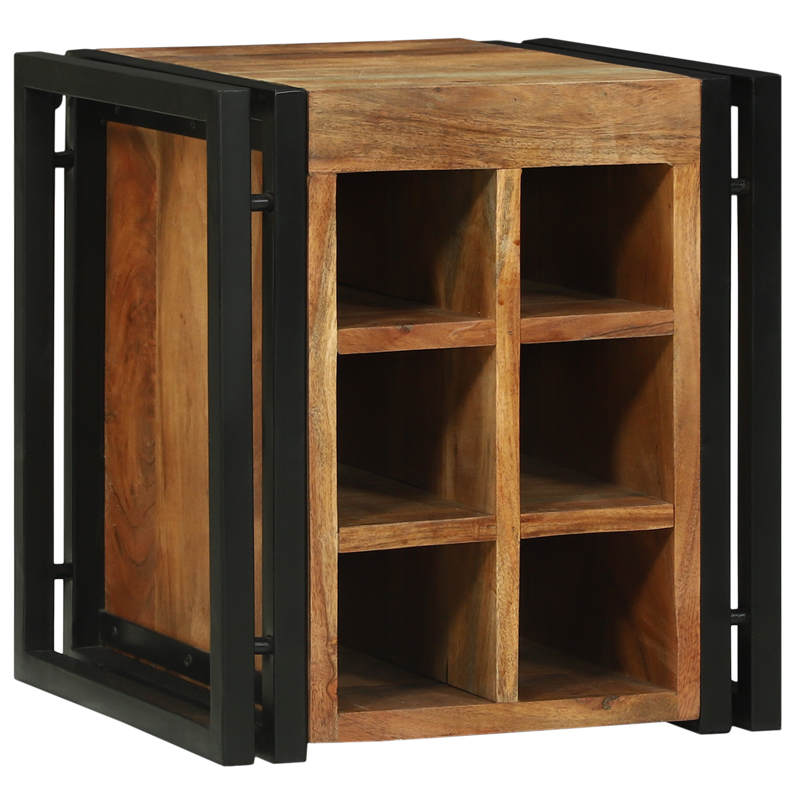 vidaXL Wijnrek 34,5x35x39 cm Massief Acaciahout
