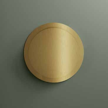 Hotbath &More rond ventilatierooster met klemmen RVS