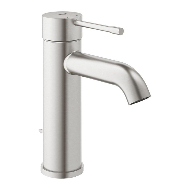 Grohe Essence Wastafelkraan Opbouw - uitloop 11.6cm - S-size - waste - supersteel 24171DC1