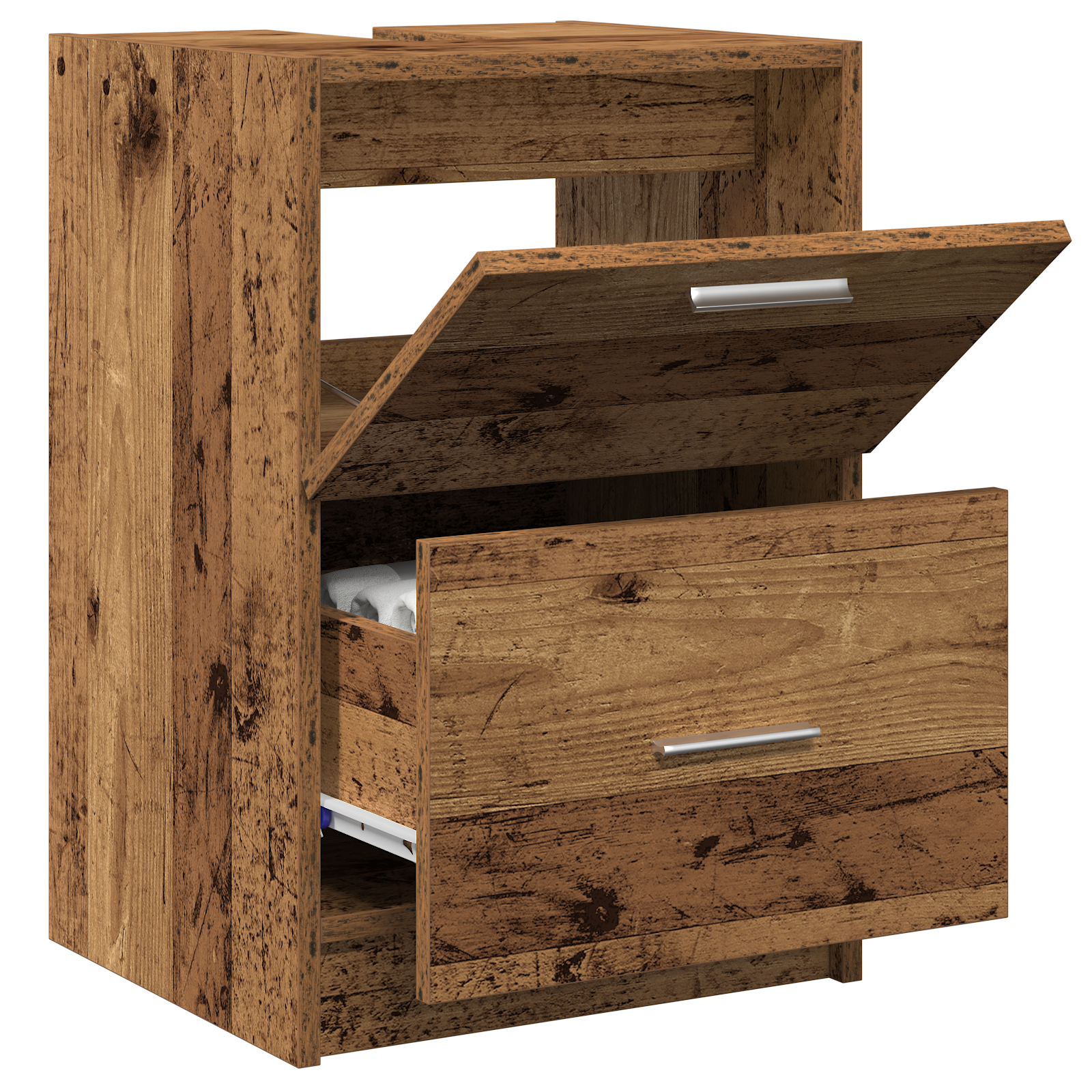vidaXL Waskast Oud Hout 40x37x59 cm Geengineerd Hout