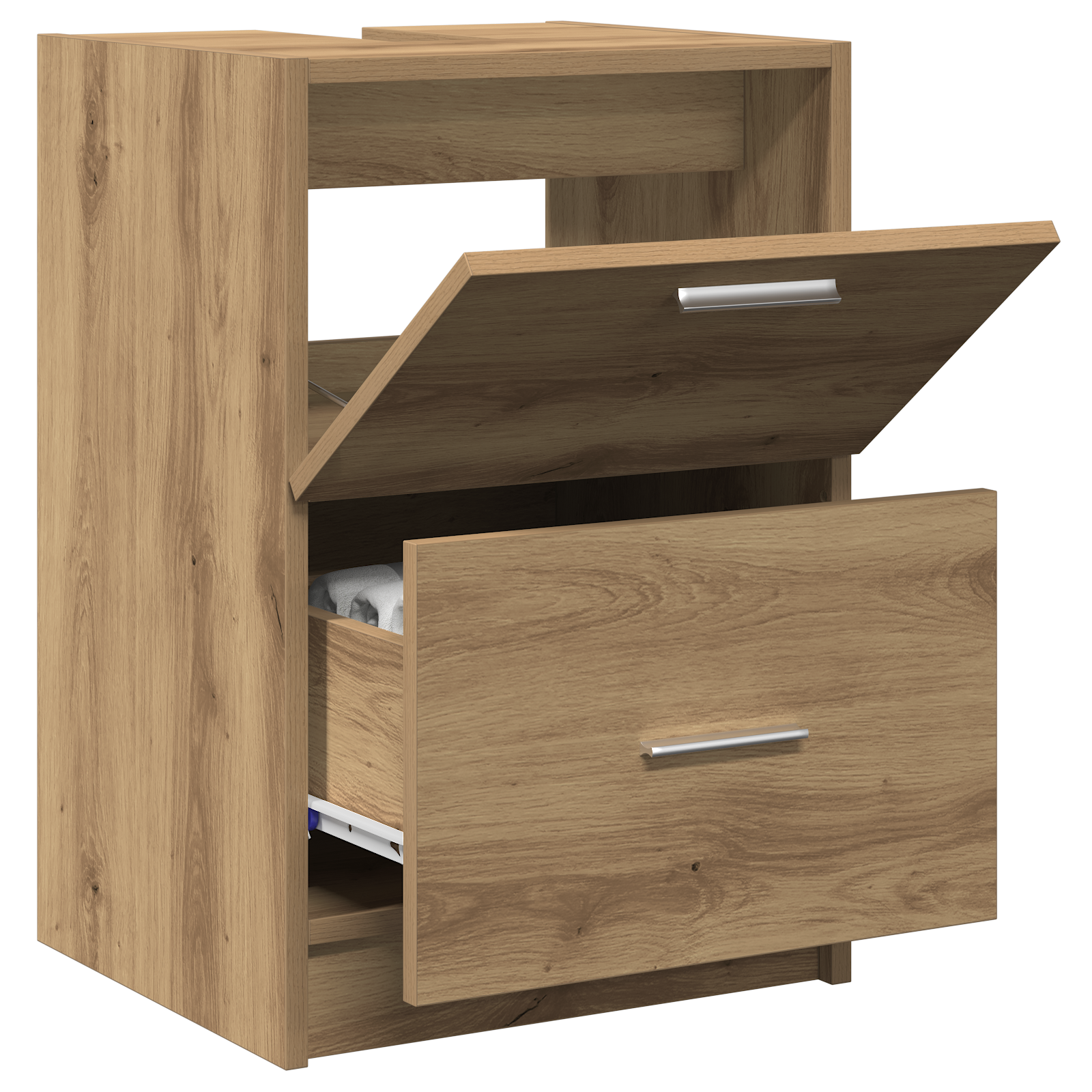 vidaXL Wastafelmeubel Artisan Eiken 40x37x59 cm Gefabriceerd Hout