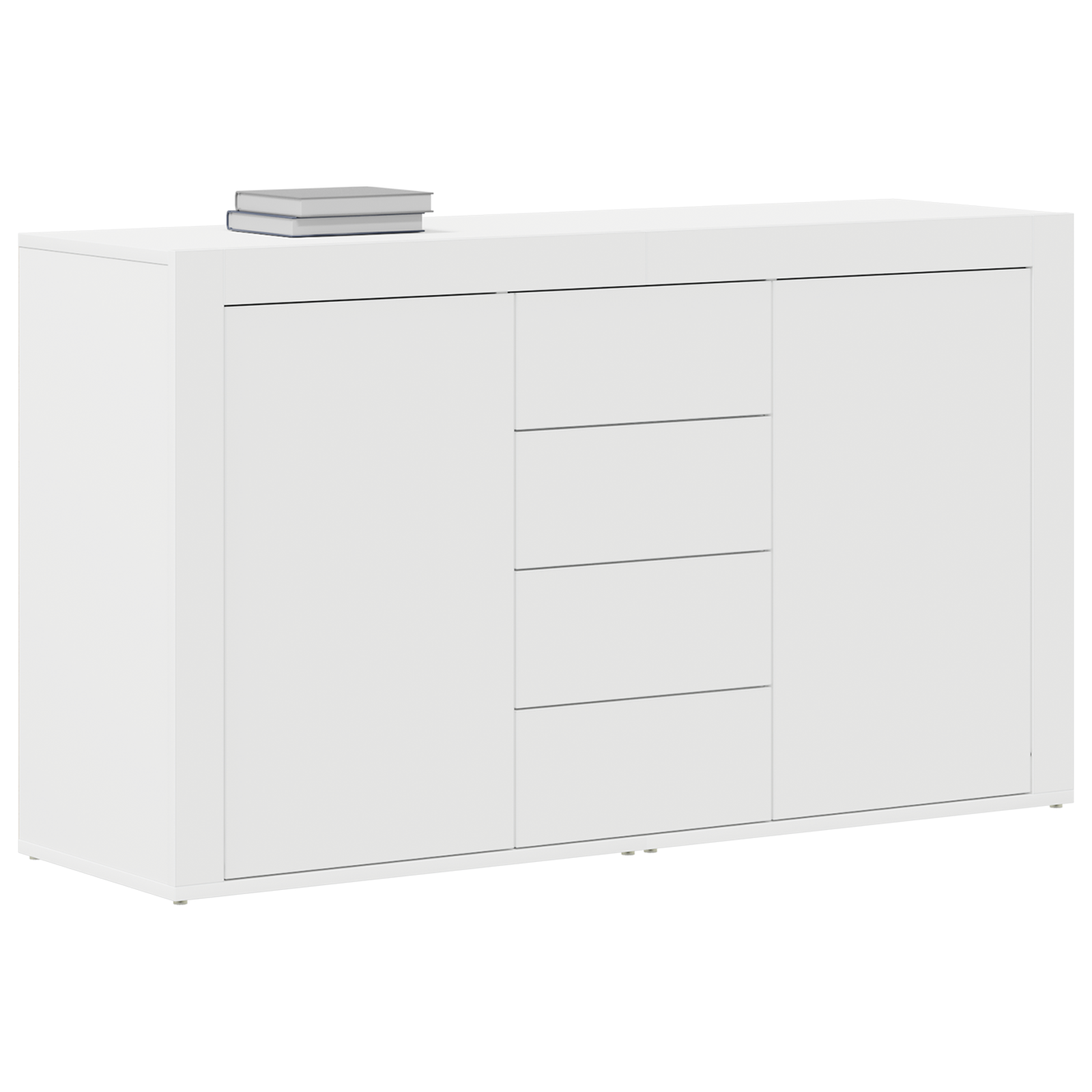 vidaXL Dressoir Wit 120x36x69 cm Ingenieuhout