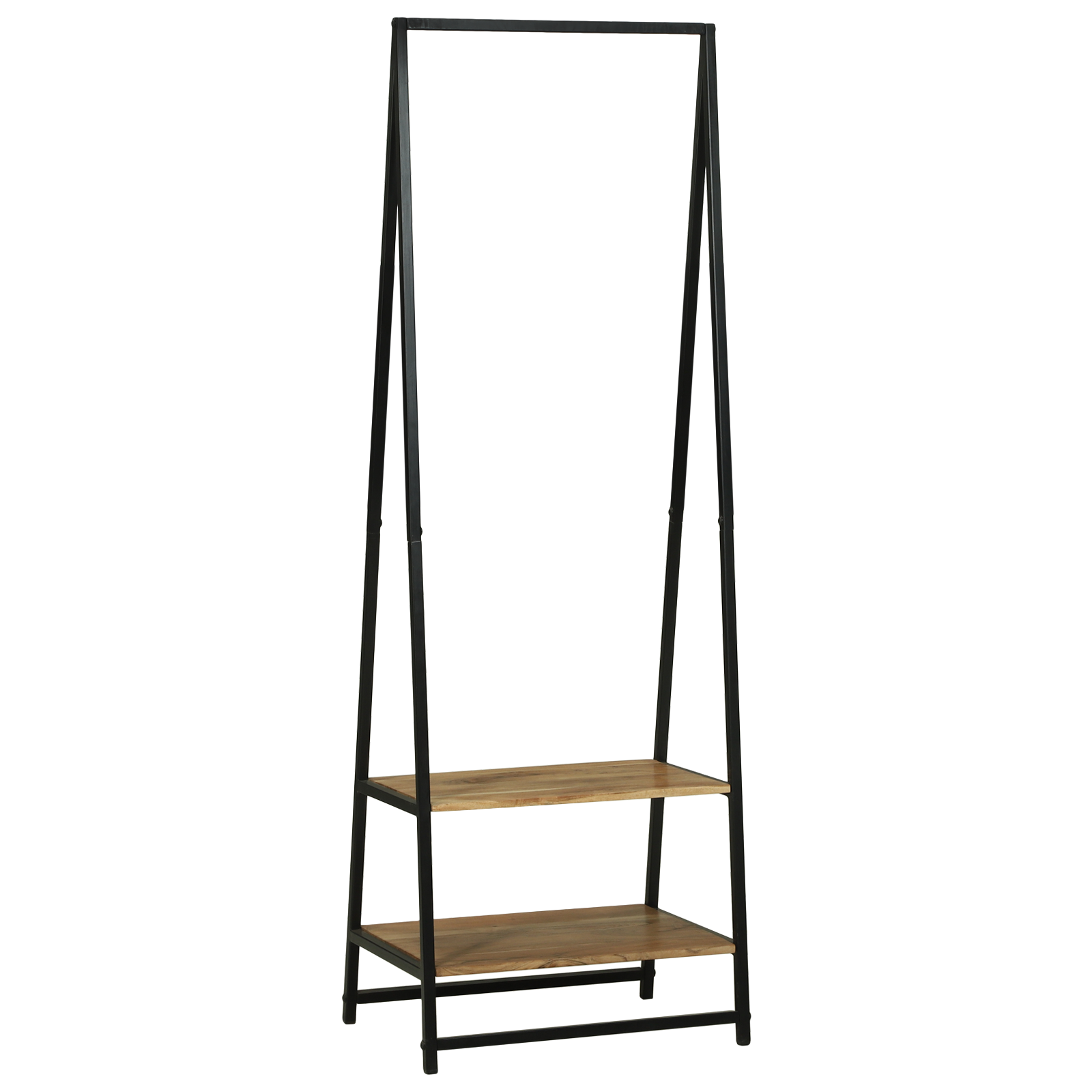 vidaXL Kledingrek 60x45x180 cm van Massief Acaciahout