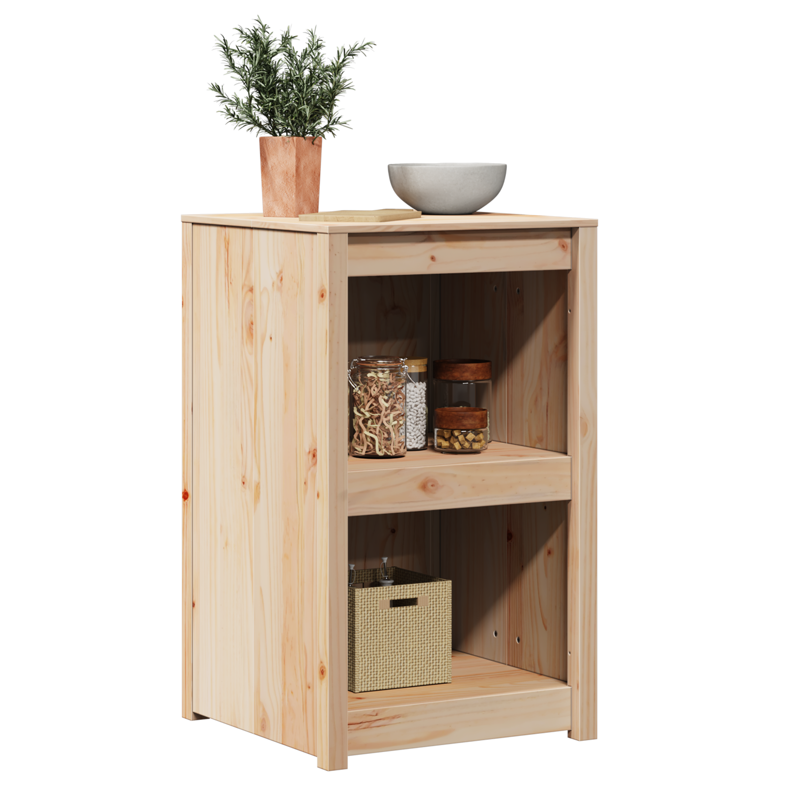 vidaXL Buitenkeuken Kast 55x55x92 cm Massief Hout Grenen