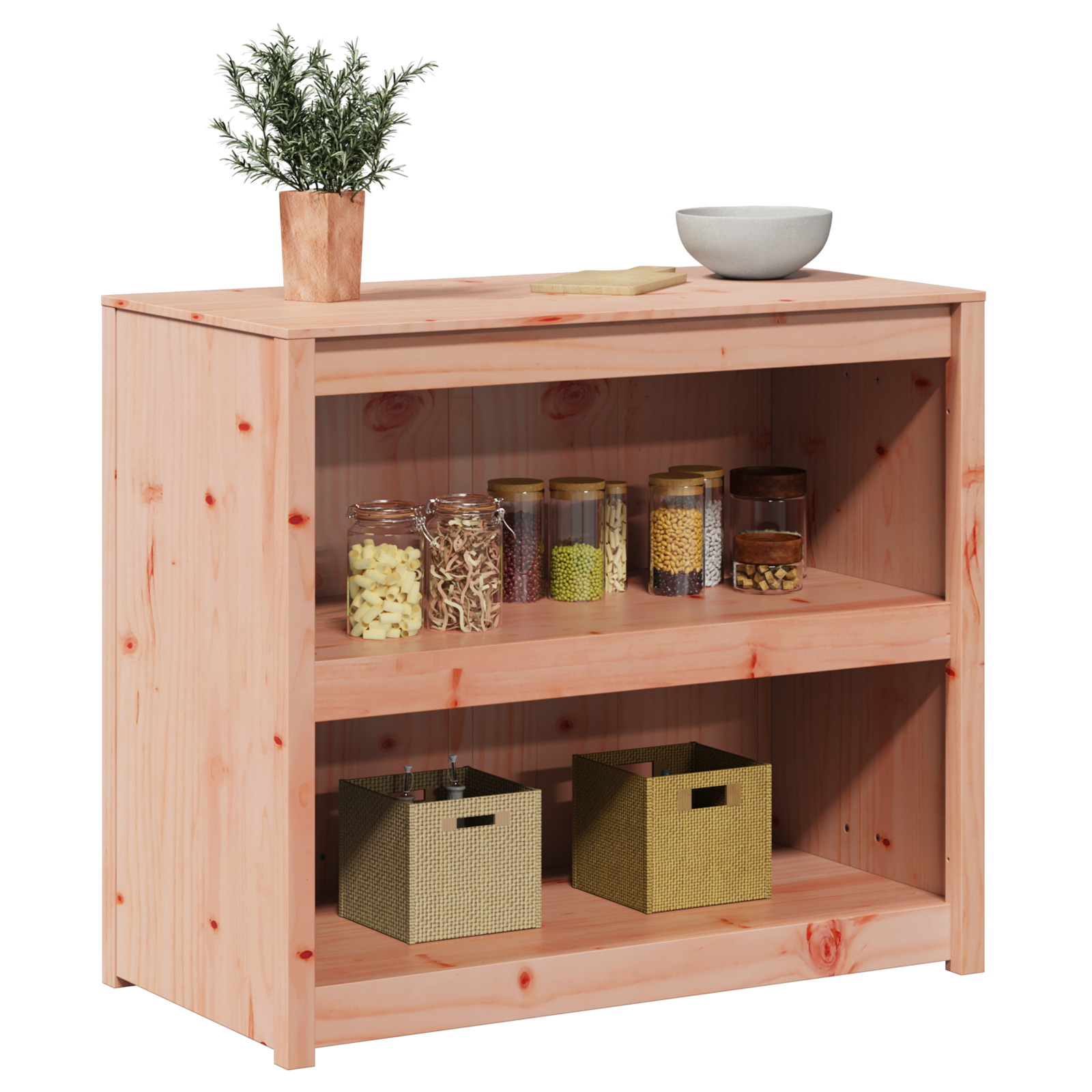 vidaXL Buitenkeuken Kast 106x55x92 cm Van Massief Douglas Hout