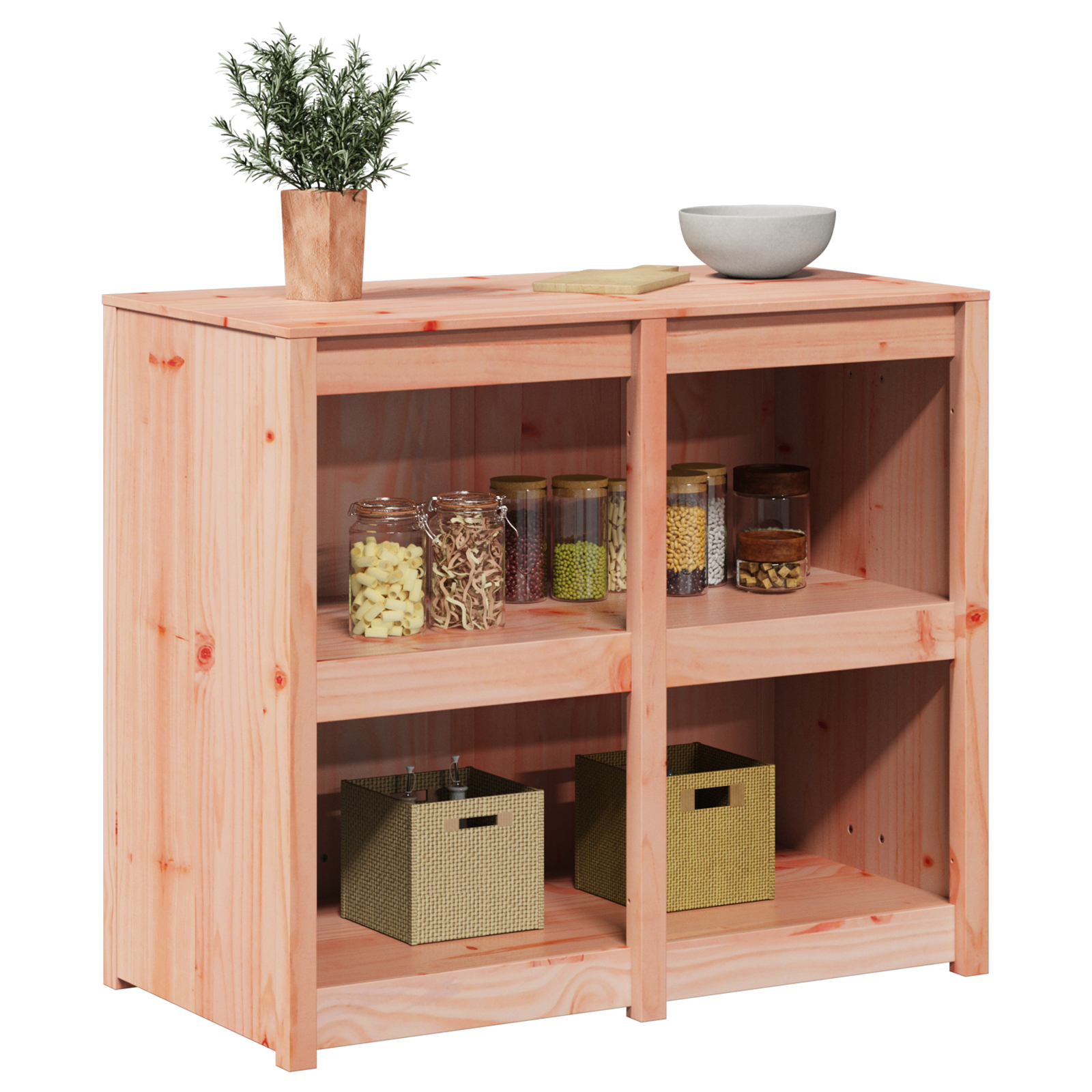 vidaXL Buitenkeuken Kast 106x55x92 cm Massief Douglas Hout