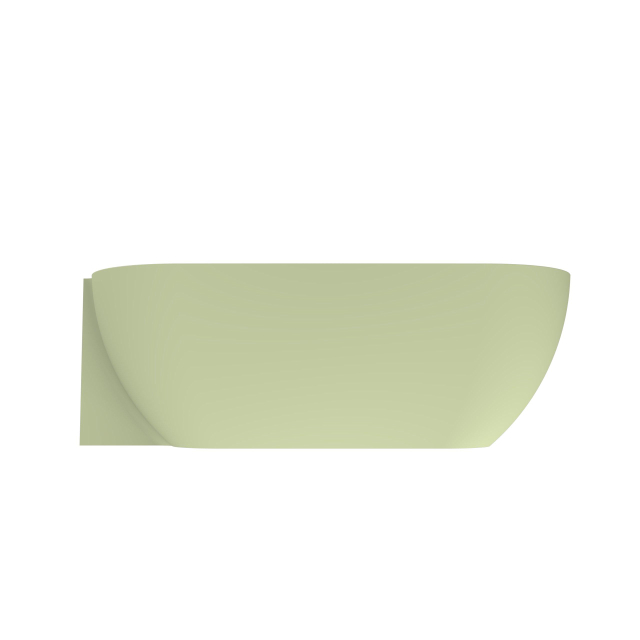 Arcqua Havana Halfvrijstaand Bad - 170x80cm - links - mat pastel groen BAD707342