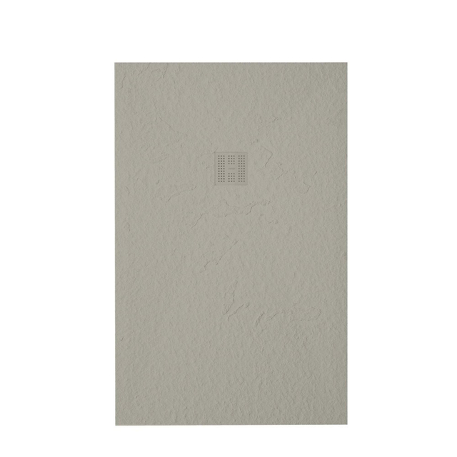 Zeza Grade douchevloer - 100x150cm - antislip - antibacterieel - mineraalmarmer - rechthoek - mat new pearl (beige) 400000000000019851