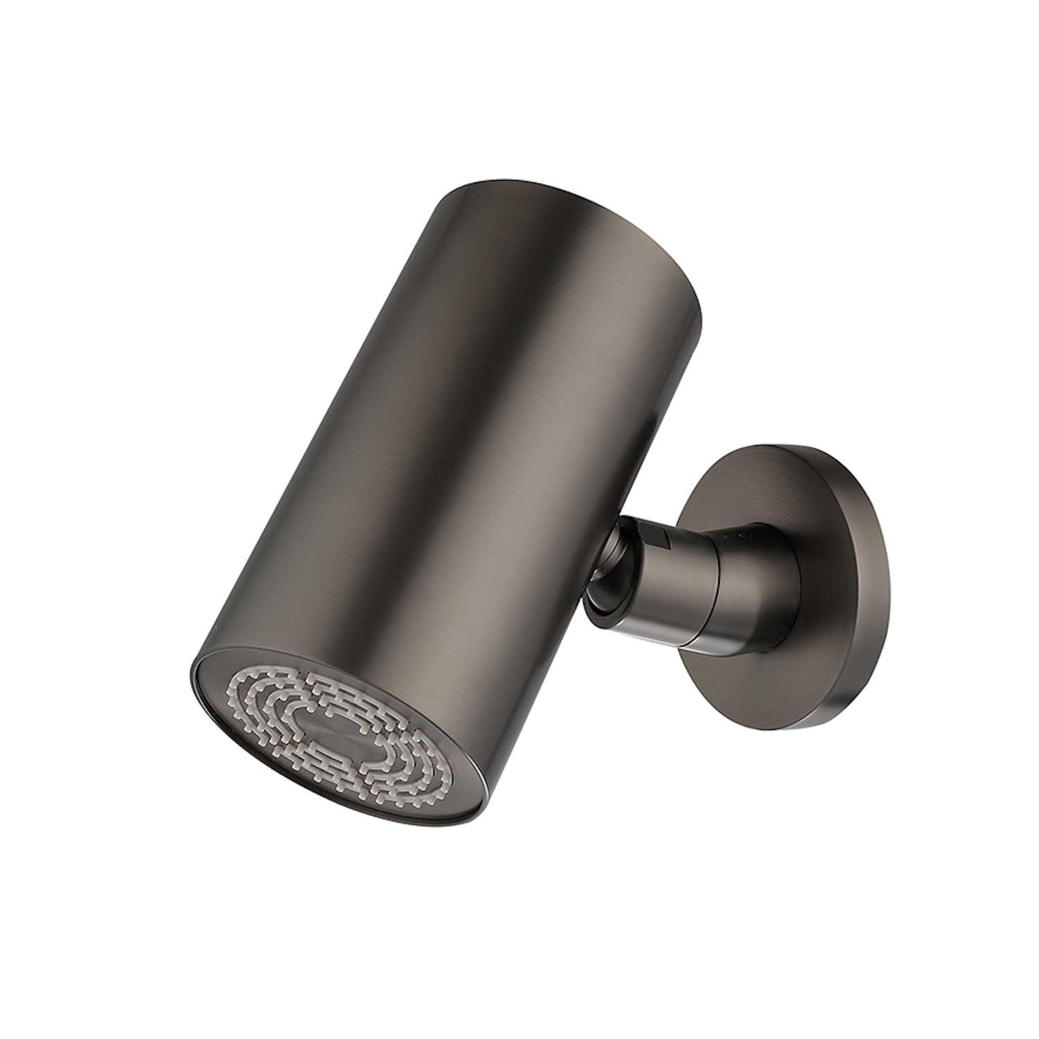 Boss & Wessing Hoofddouche BWS Maya Beam Rond 1 Stand met Muurbevestiging Gunmetal PVD