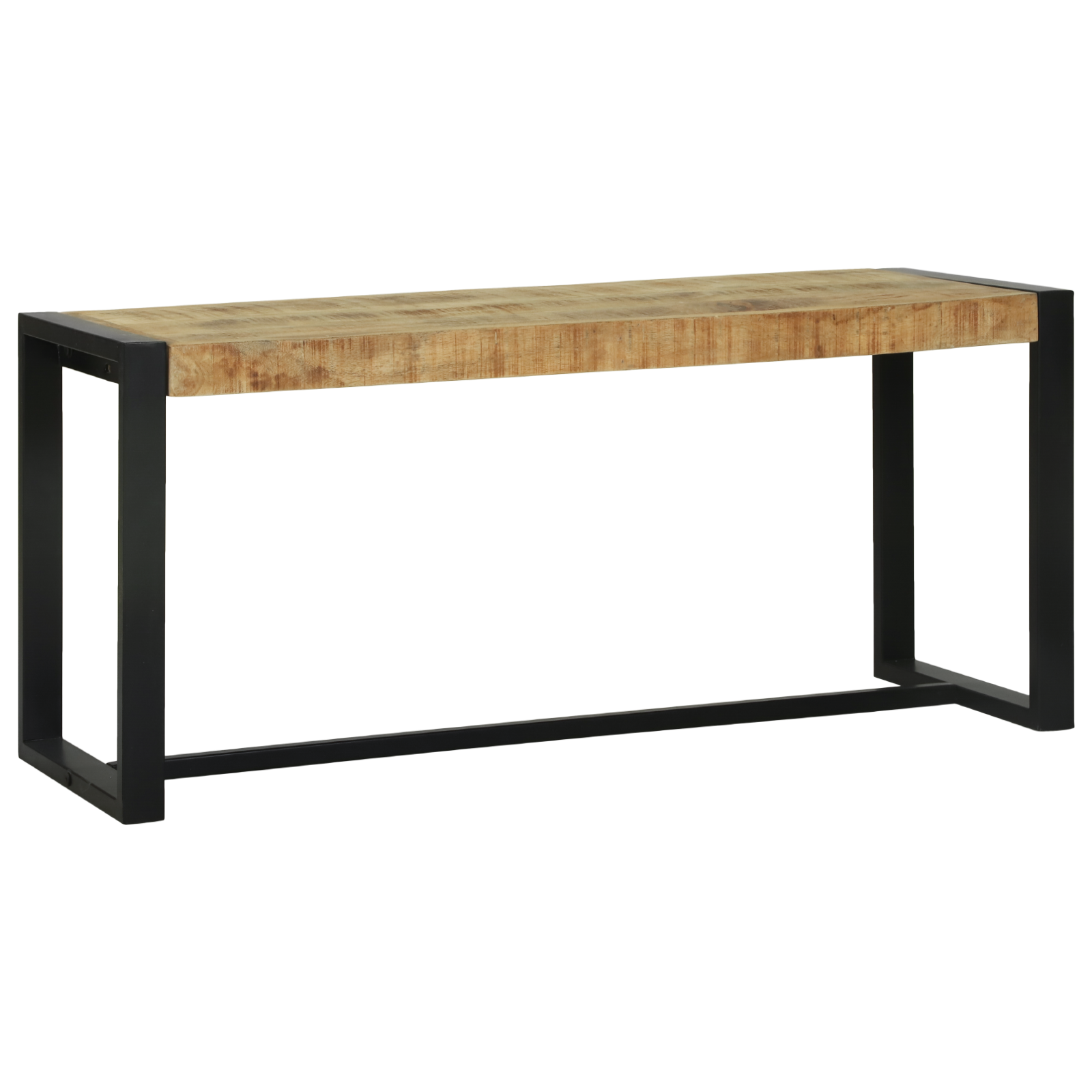 vidaXL Bankje 100x35x45 cm massief ruw mangohout