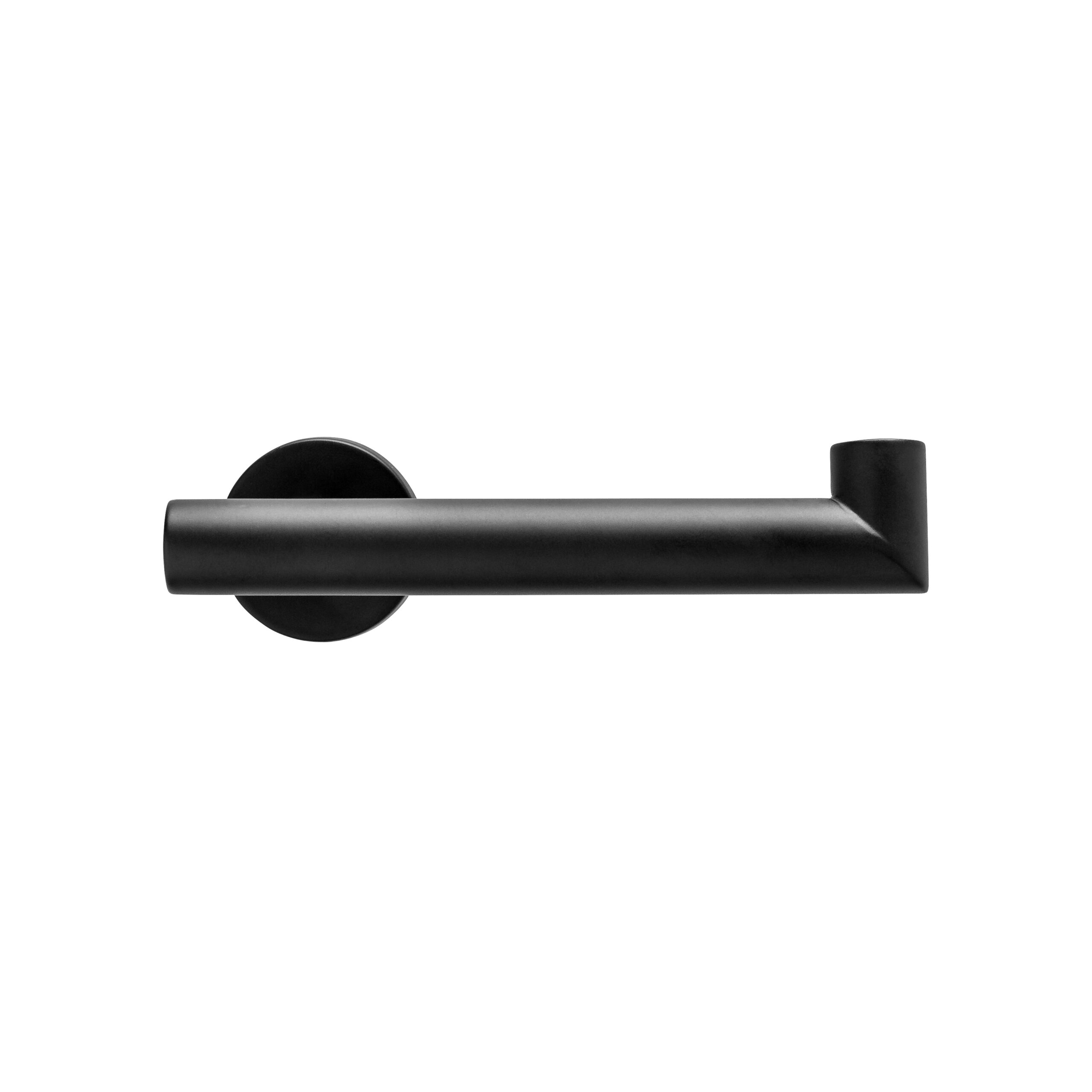 XIVADA Toiletrolhouder Mano - Inclusief schroefset - Rvs - Zwart