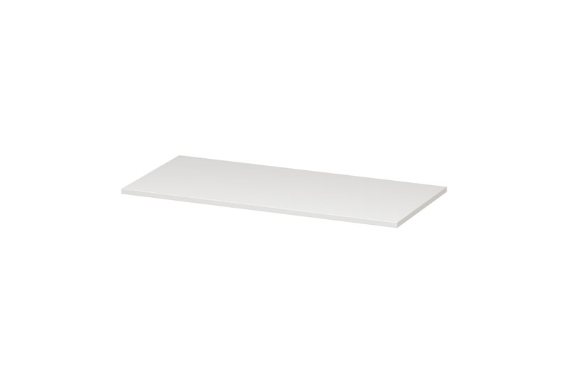 INK Afdekplaat  t.b.v. onderkast gelakt 100 cm x 45 cm x 2 cm Hoogglans wit 1240262
