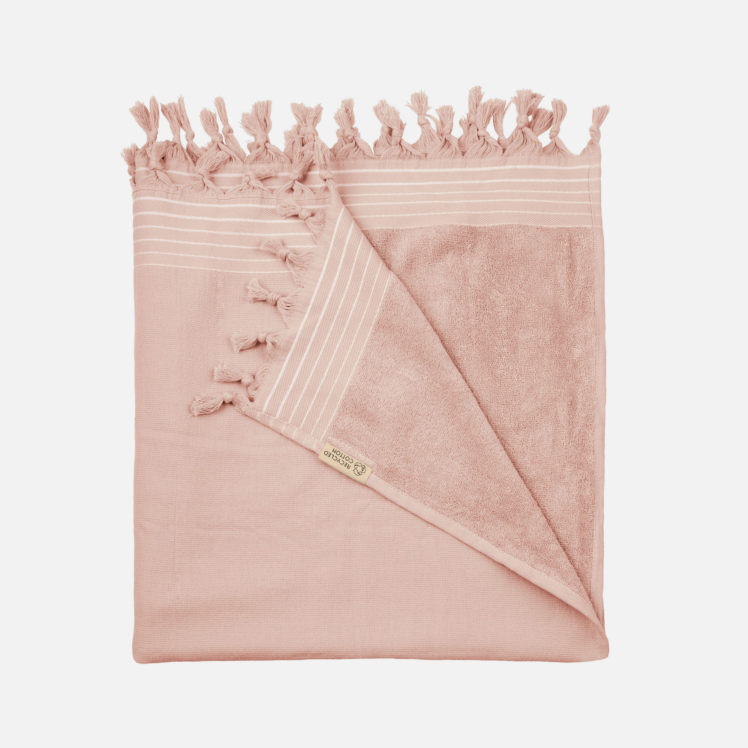 Walra Hamamdoek Remade Cotton Poeder Roze 200x200