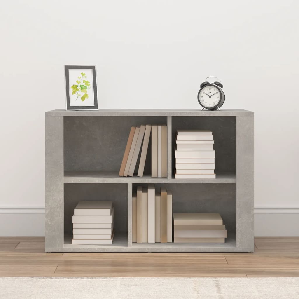 vidaXL Dressoir 80x30x54 cm bewerkt hout betongrijs