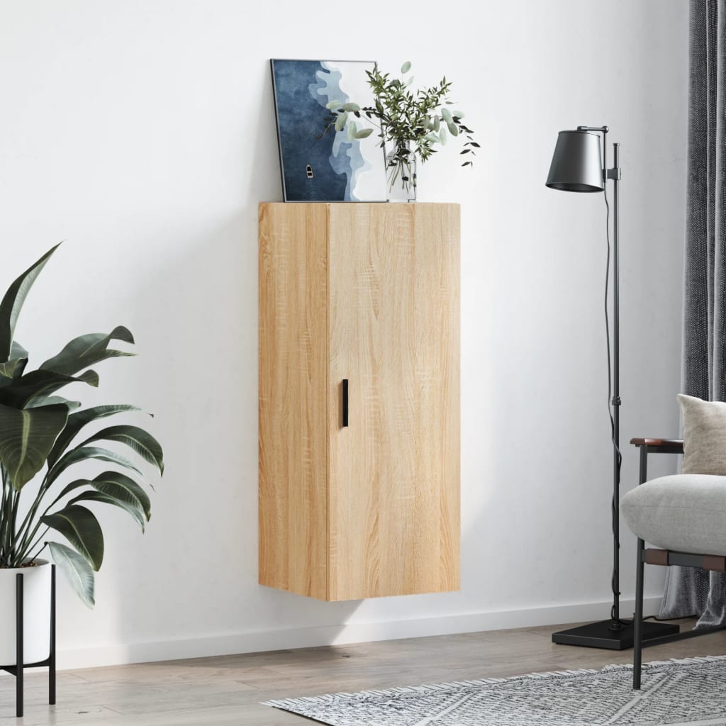 vidaXL Hangkast 34,5x34x90 cm sonoma eikenkleurig