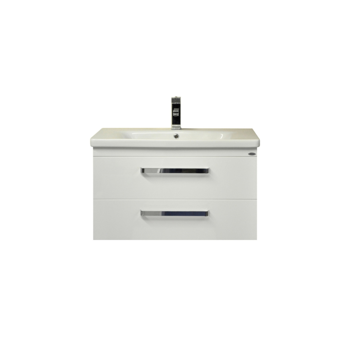 Sanicare Badkamermeubelset  Q10 2 Laden 80cm Antraciet (spiegel optioneel)