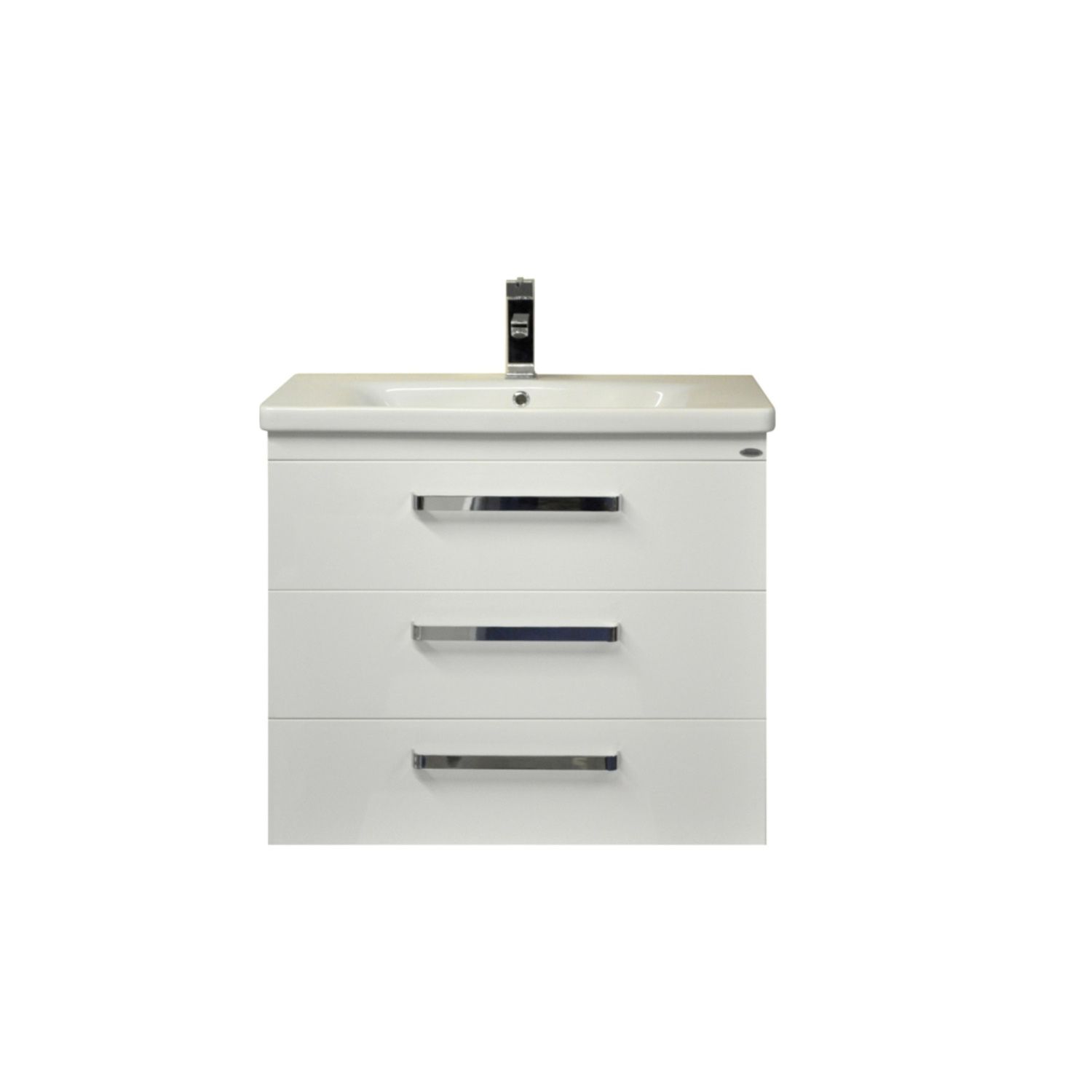 Sanicare Badkamermeubelset  Q10 3 Laden 100cm Truffel (spiegel optioneel)