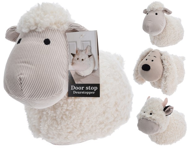 Merkloos Deurstopper pluche 26 cm