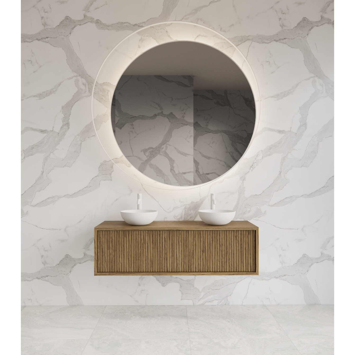 Gliss Design Onderkast  Heronimus 140x45x35 cm Met Topplaat Castle Brown