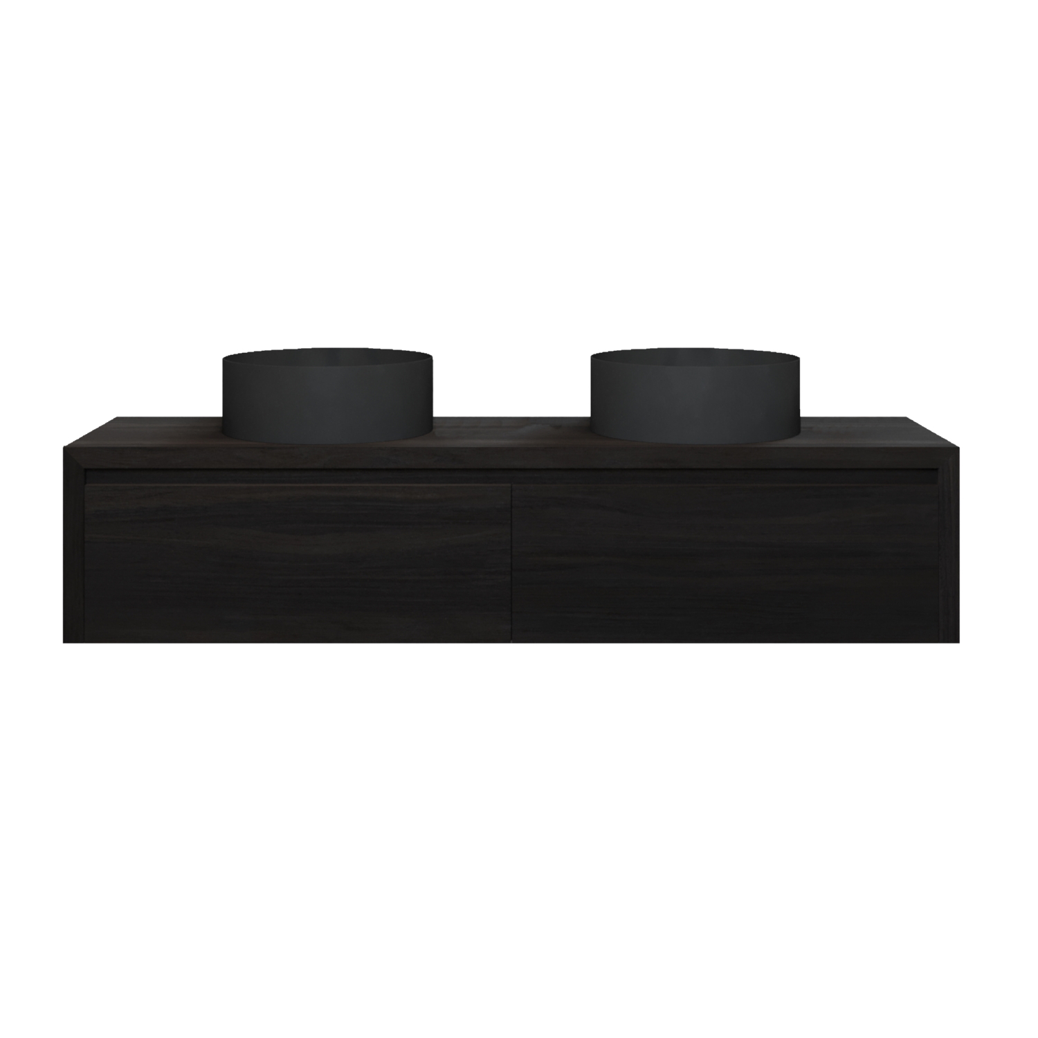 Gliss Design Badkamermeubelset Gliss Ares 180 cm Met Waskom Charcoal