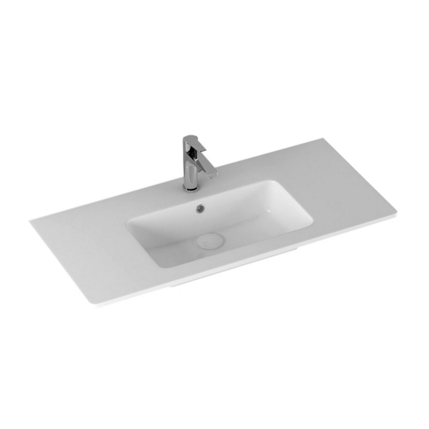 Sanicare Badkamermeubelset  Q8 Twee Zelfsluitende Soft-Closing Laden 100x46 cm (alle kleuren, spiegel optioneel)