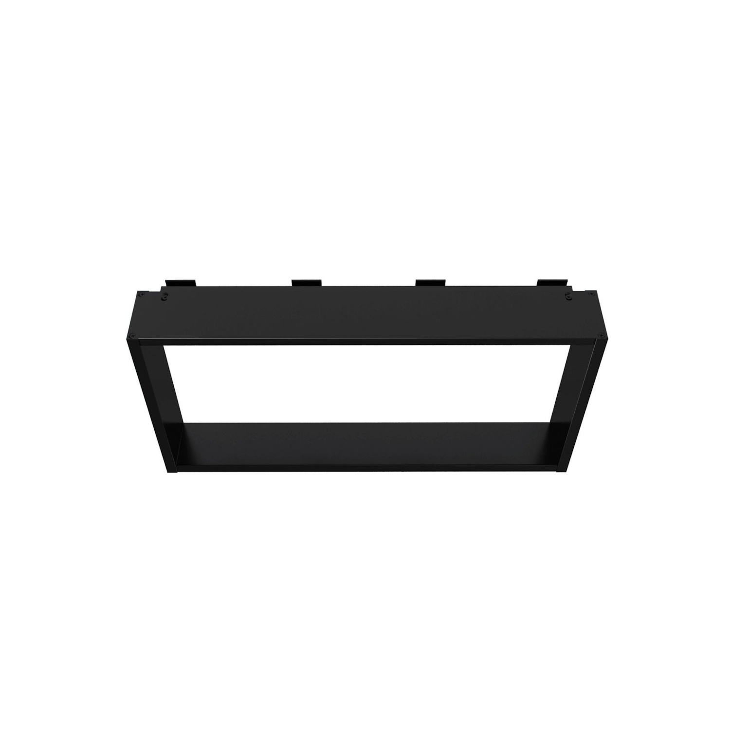 Boss & Wessing Opbouwnis BWS Colorato Doucherek voor Douchewand 30x60cm Mat Zwart