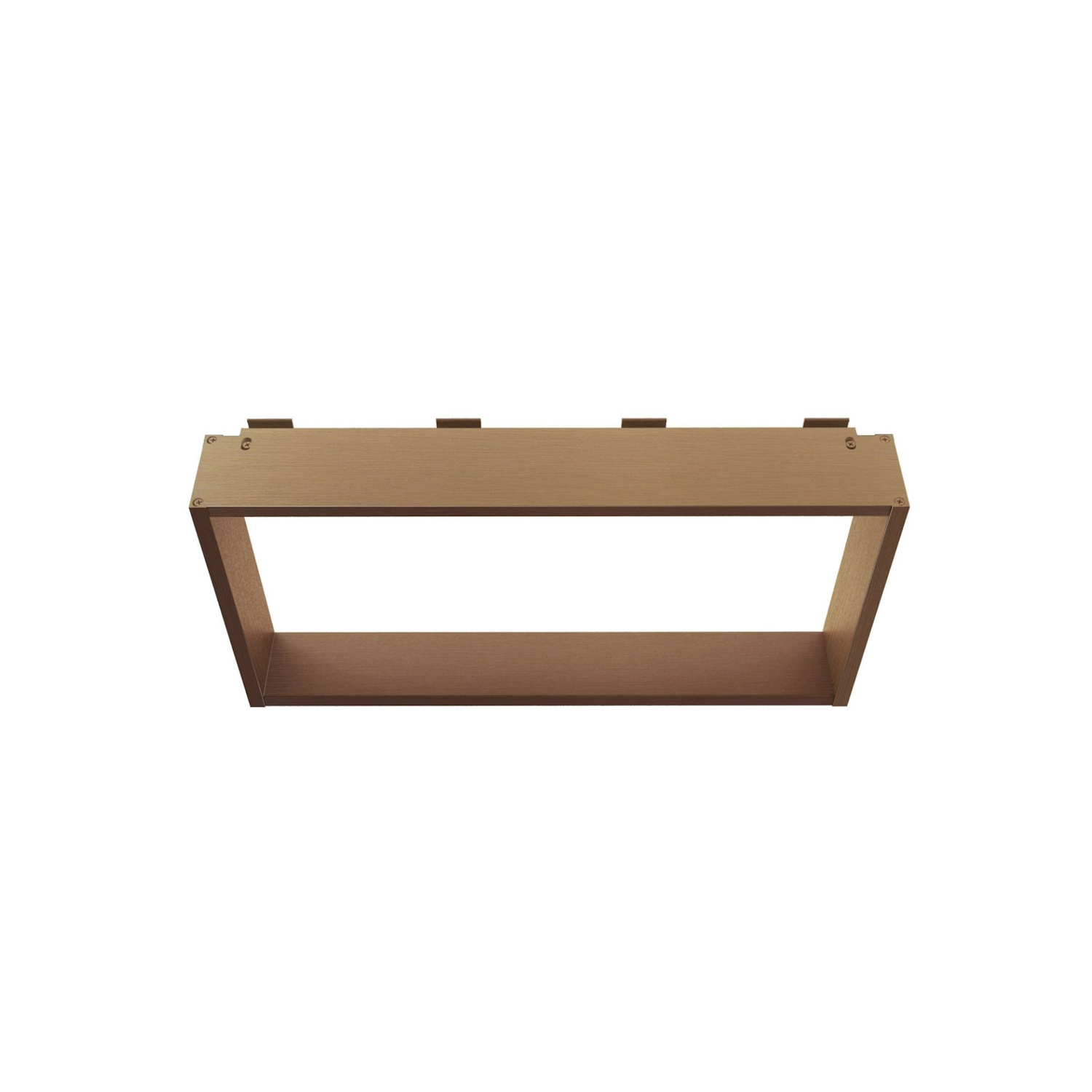 Boss & Wessing Opbouwnis BWS Colorato Doucherek voor Douchewand 30x60cm Geborsteld Koper