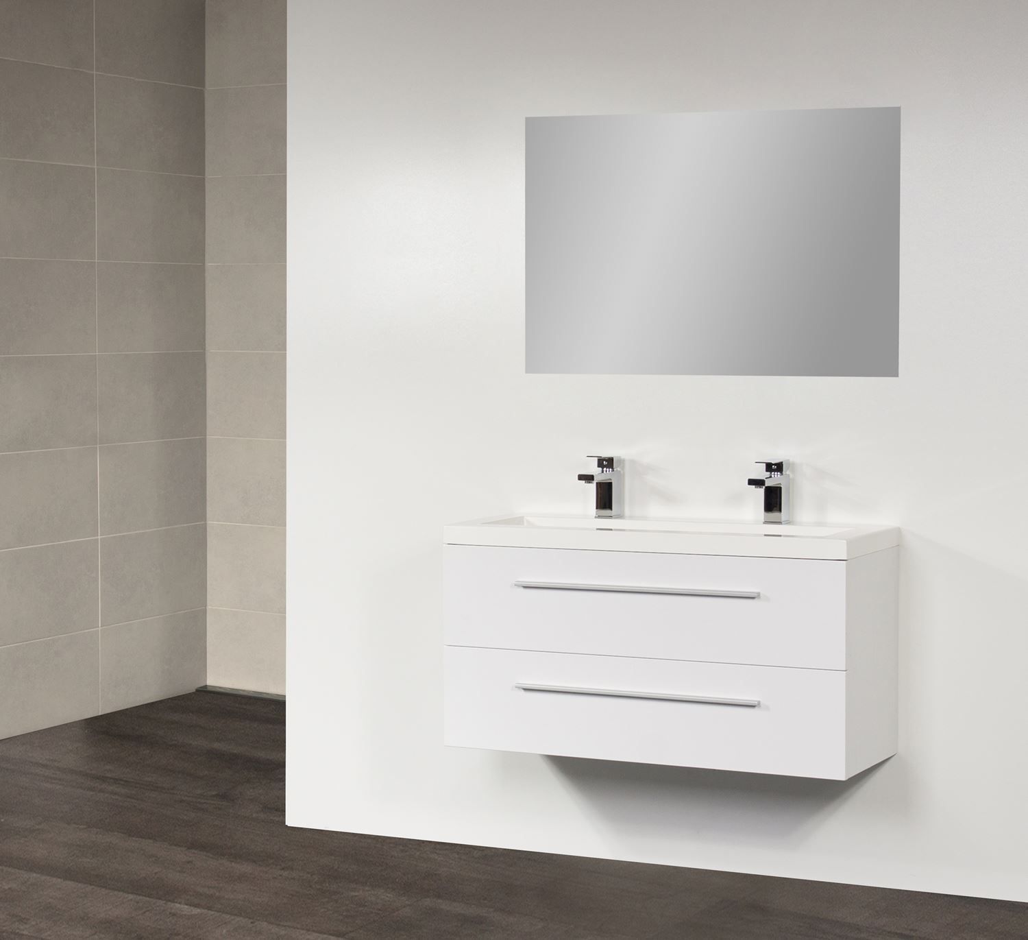 Boss & Wessing Badkamermeubel XXS 100 cm Wit