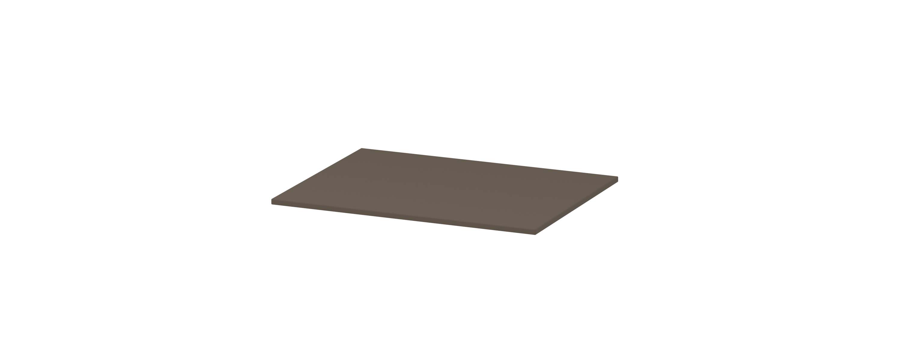 INK Afdekplaat  t.b.v. onderkast gelakt 60 cm x 45 cm x 2 cm Mat taupe 1240235