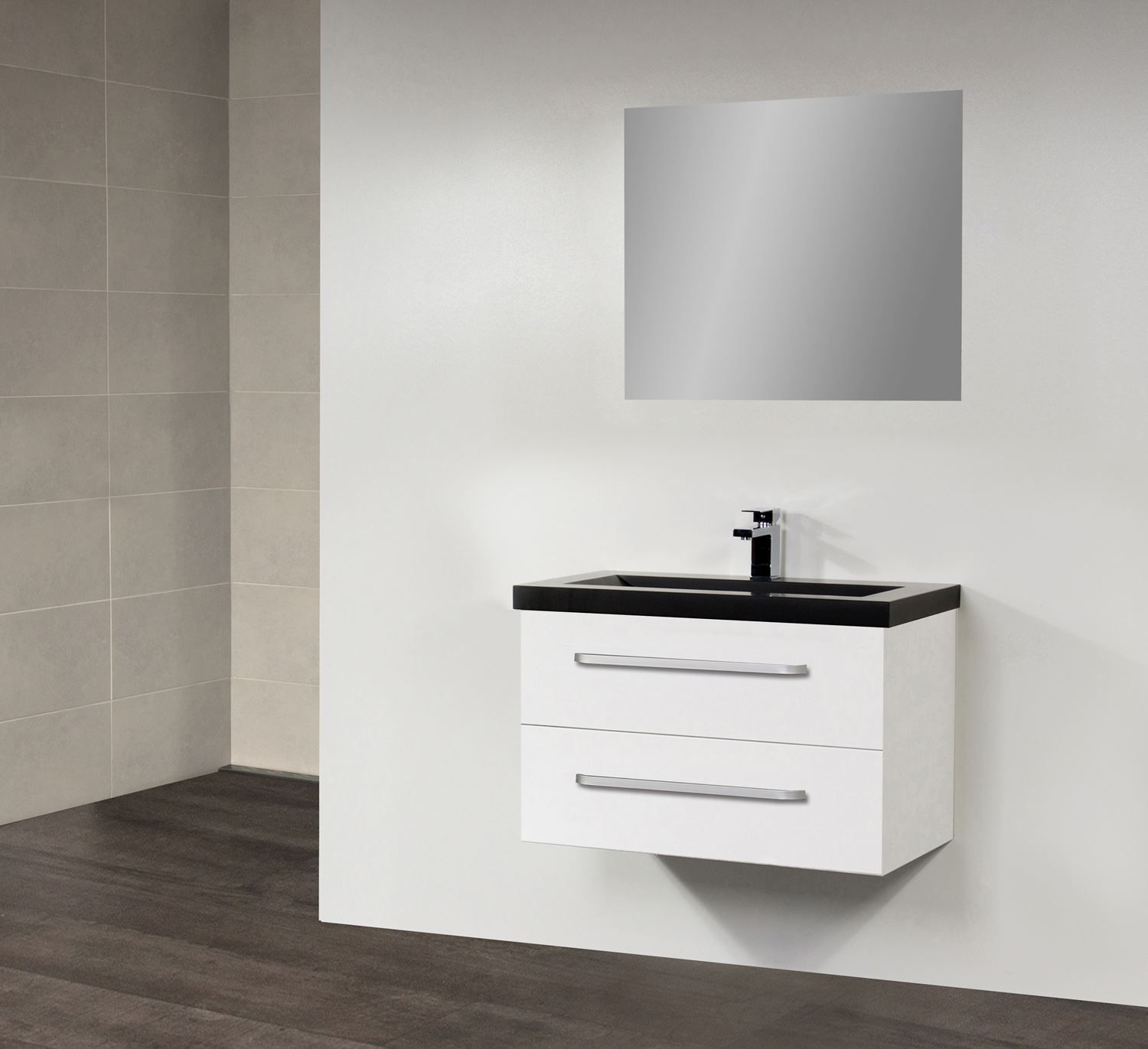 Sanitop Badkamermeubel Exclusive CoreStone 80 cm Wit