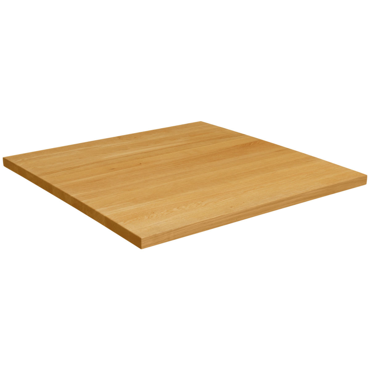 Vega Massief houten tafelblad Kentucky gelakt vierkant; 70x70x3 cm (LxBxH); eiken/naturel; vierkant