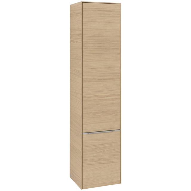 Villeroy & Boch Subway 3.0 kast hoog 171x40cm 2 deur 1 schap links nordic oak c58600vj