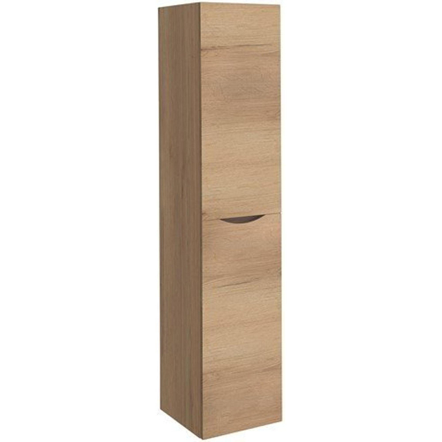 Crosswater Glide II Badkamerkast - 35x35x160cm - greeploos - windsor oak GL3516F2WO