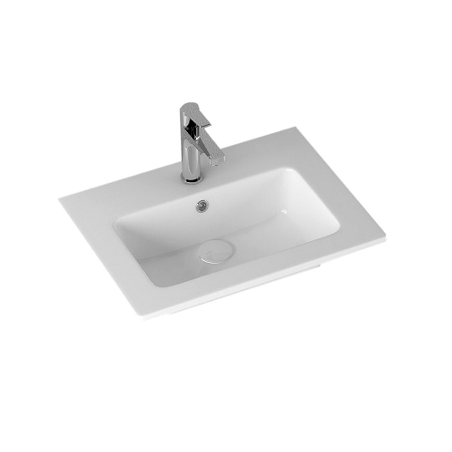 Sanicare Badkamermeubelset  Q3 2 Soft-Close Laden 60 cm Grey-Wood (spiegel optioneel)