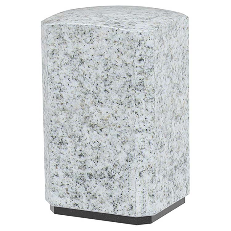 Urnwebshop Grote Granieten Dome Urn Viscont-White (3 liter)