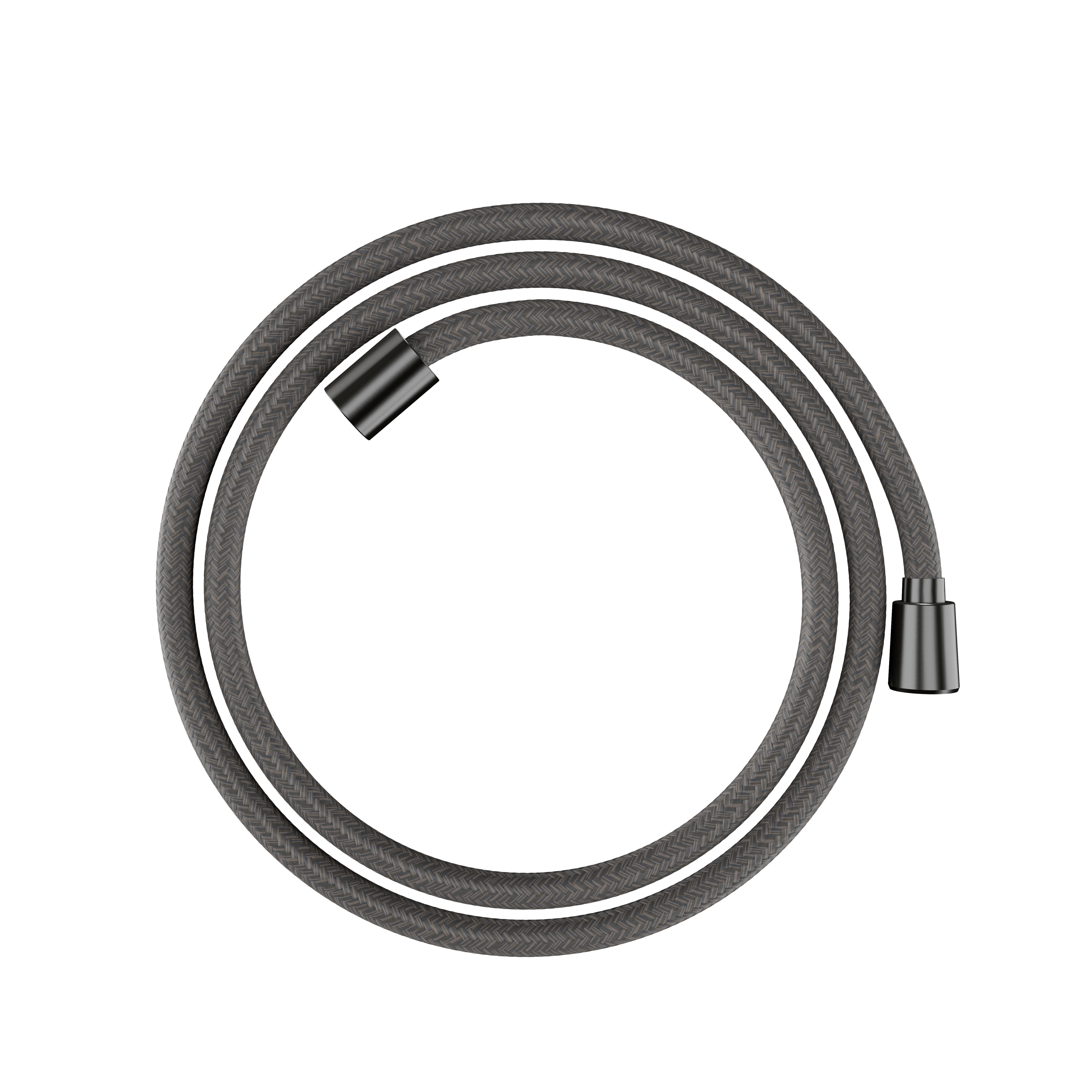 Hansgrohe Designflex doucheslang textiel 160 cm, Brushed Black Chrome