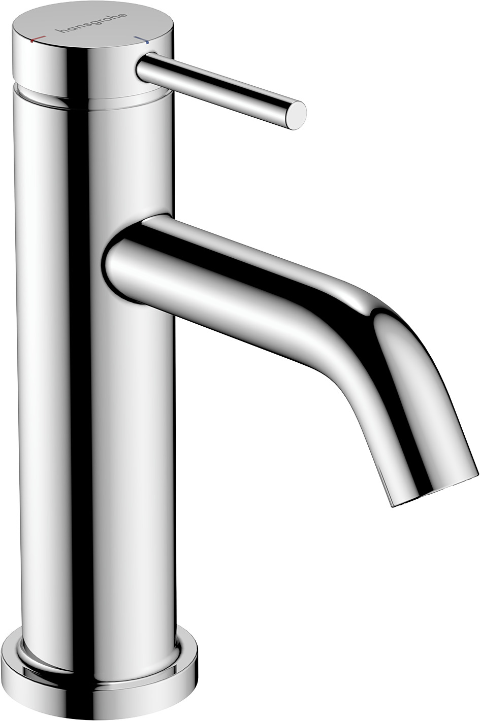 Hansgrohe Tecturis S 80 CoolStart ééngreeps wastafelmengkraan met PopUp trekwaste, chroom