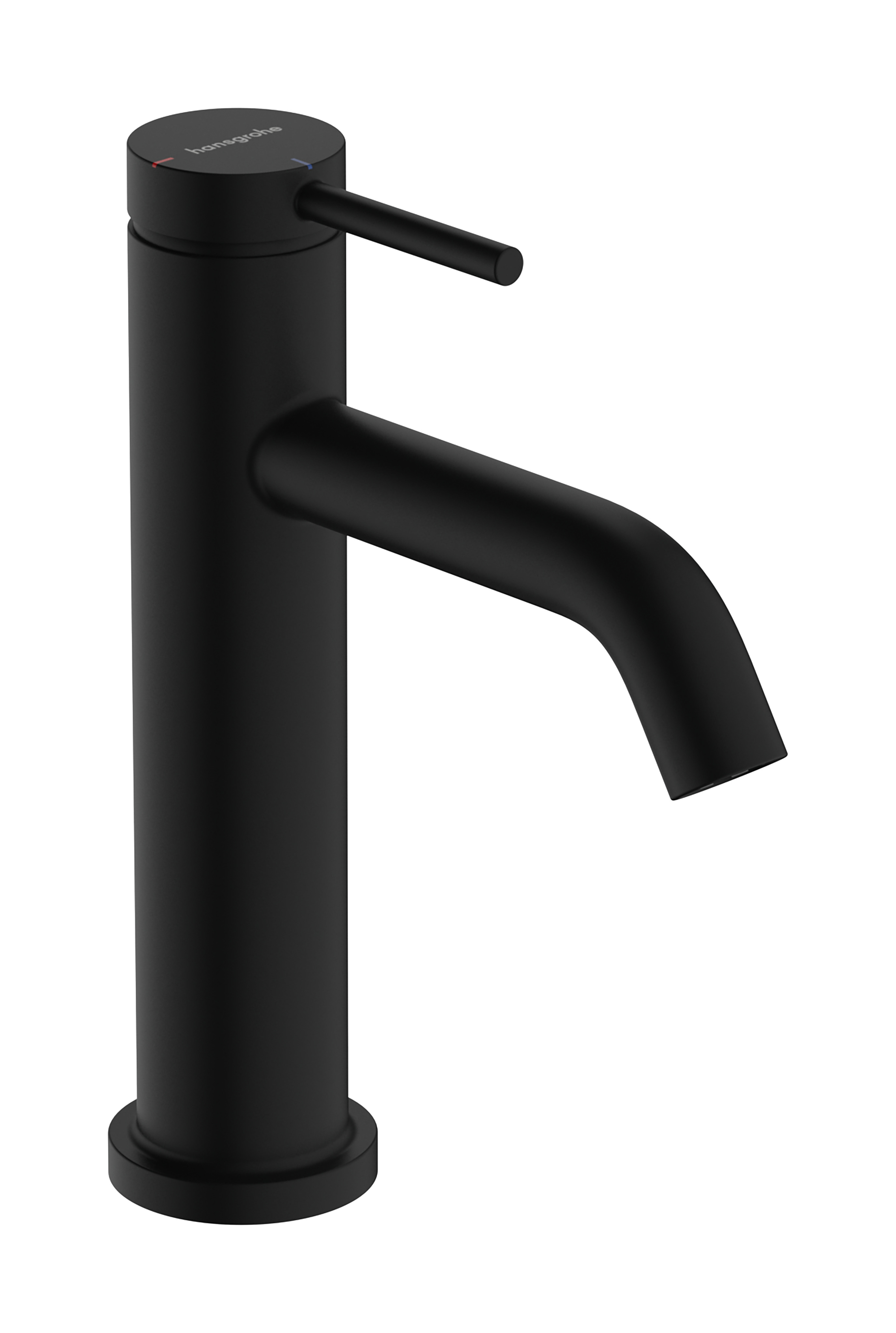 Hansgrohe Tecturis S 110 CoolStart ééngreeps wastafelmengkraan met PopUp trekwaste, mat zwart