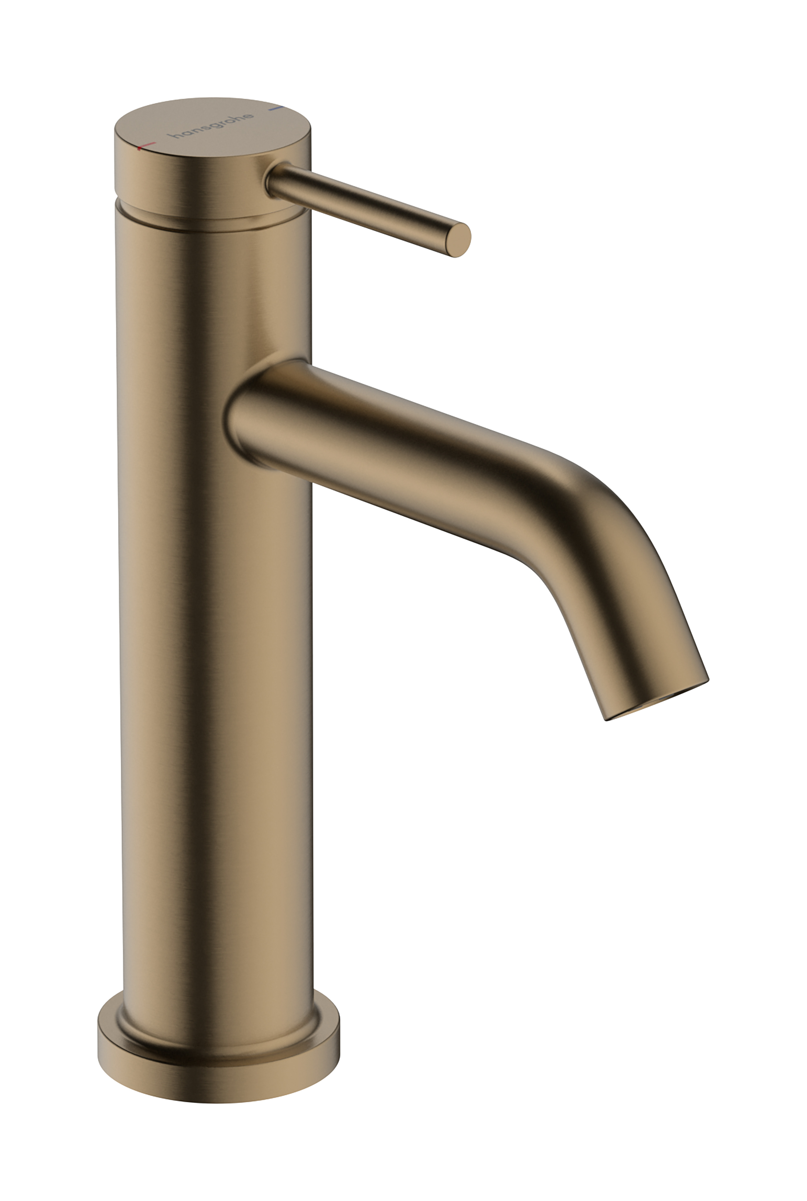 Hansgrohe Tecturis S ééngreeps wastafelkraan 110 met PopUp trekwaste, Brushed Bronze
