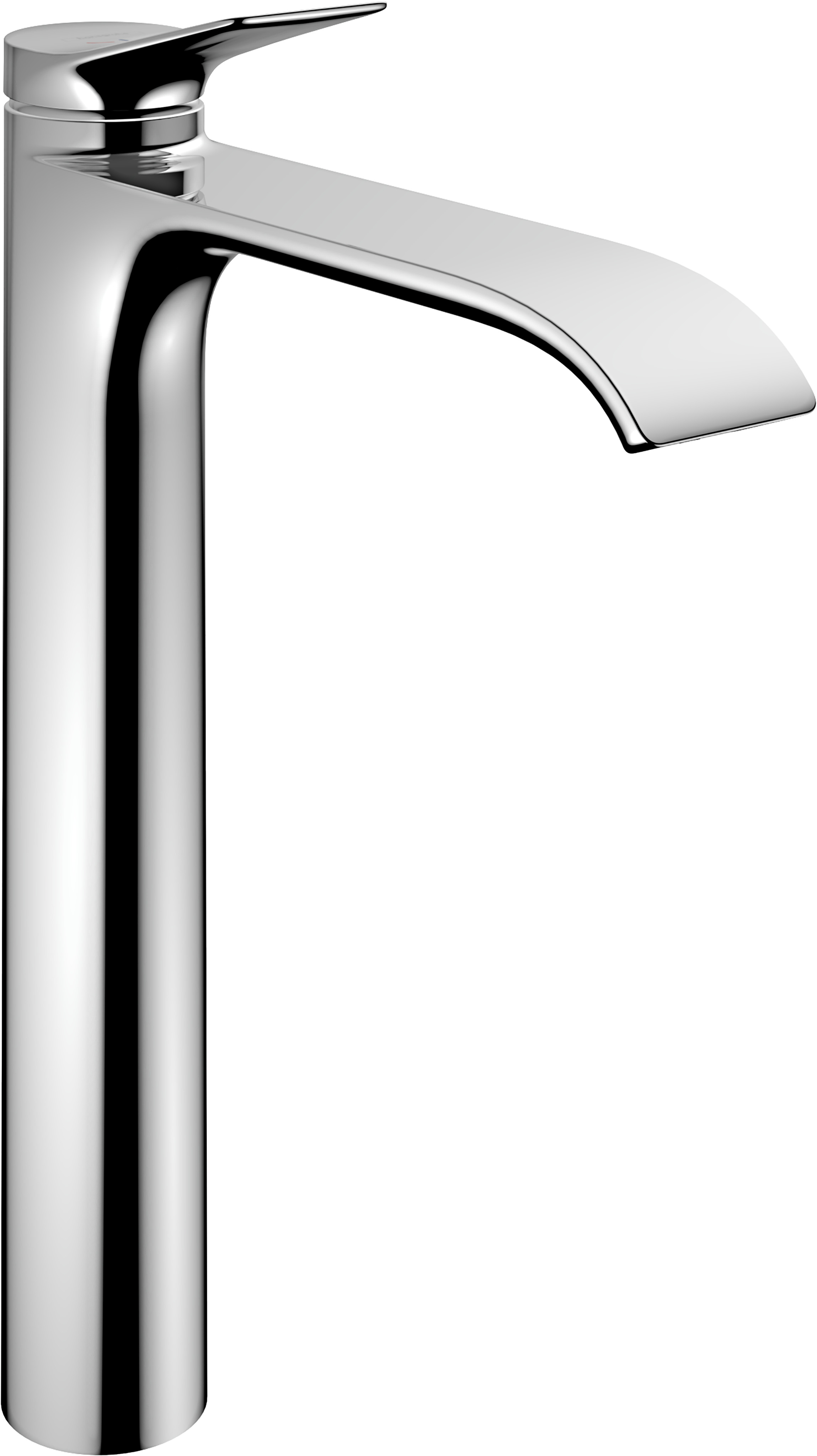 Hansgrohe Vivenis ééngreeps wastafelkraan 250 CoolStart voor opzetwaskommen met pop-up trekwaste, chroom