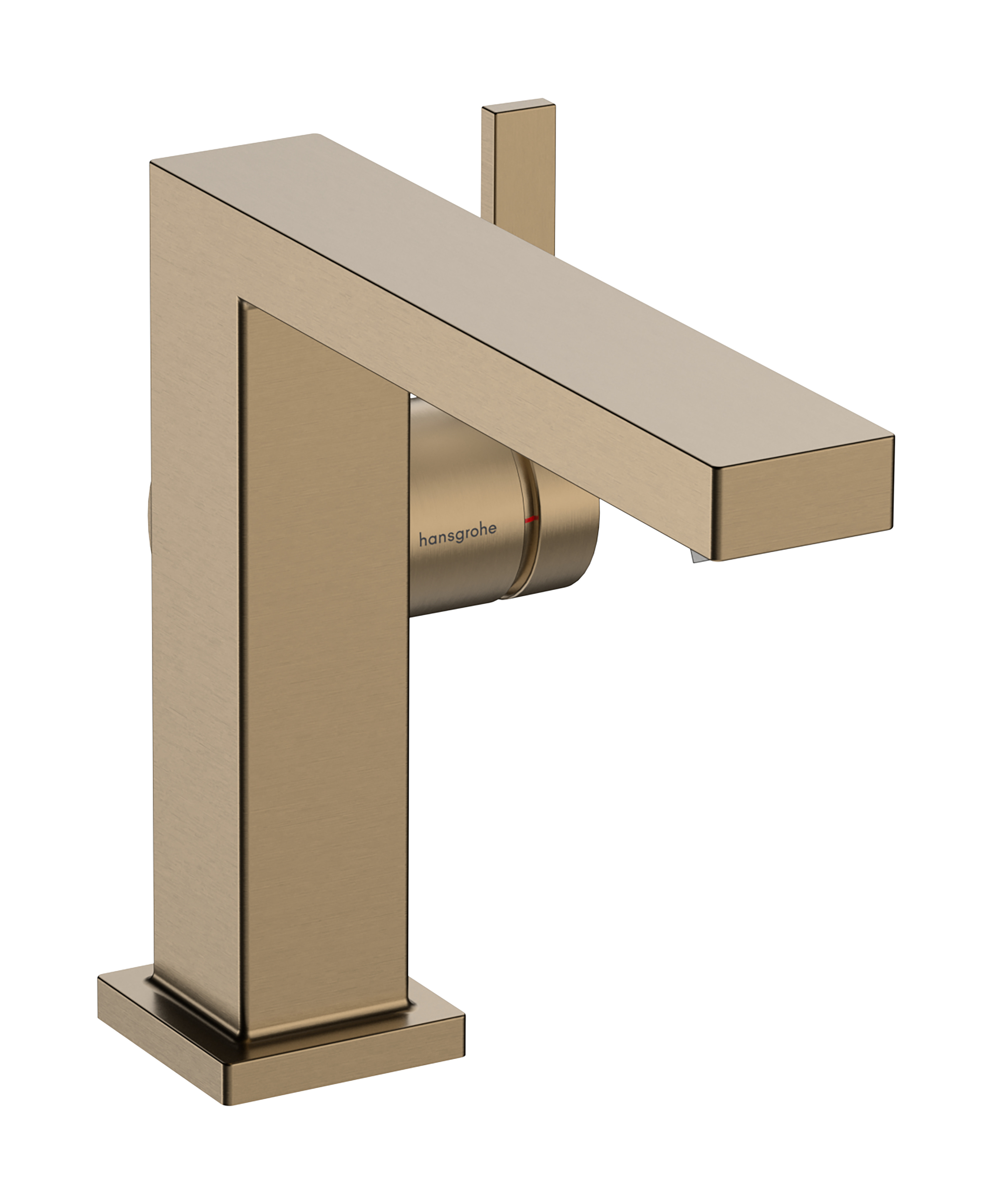 Hansgrohe Tecturis E 110 Fine CoolStart ééngreeps wastafelmengkraan met PushOpen, Brushed Bronze